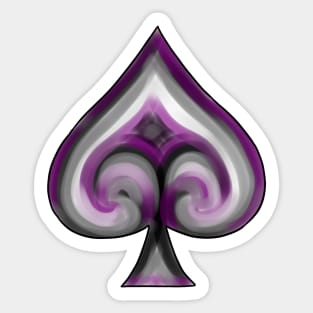 Proud Aces: Asexual Sticker